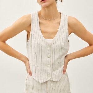 Henry Linen Vest