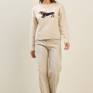 Ginny Bow Dog Sweater