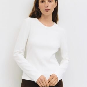 Kathy Long Sleeve in White