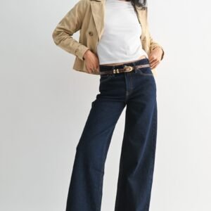 Finn Full Length Denim in Dark Blue