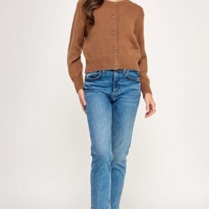 Bows For You Cardigan in Brown