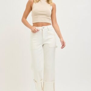 Hunter Straight Turn Up Cuffed Denim