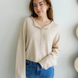 Hug Me Cardigan in Natural